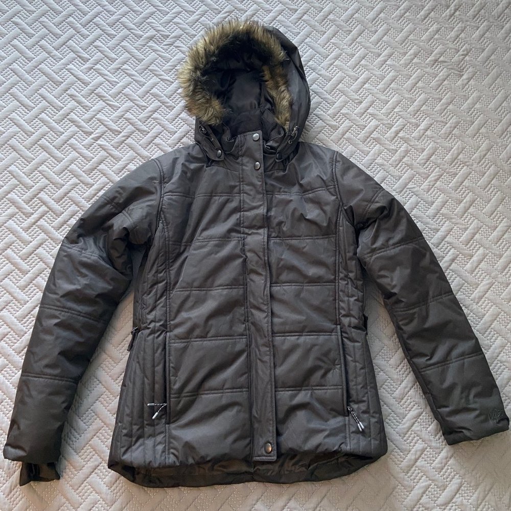 Pulse Women's Parka Black with removable Hood Size Medium